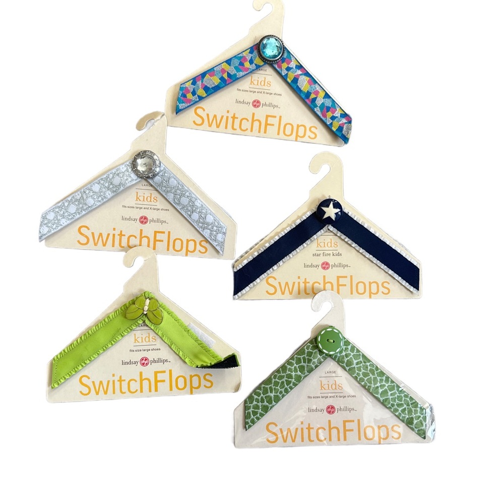 Kids switch flops. Lot of 5 new
